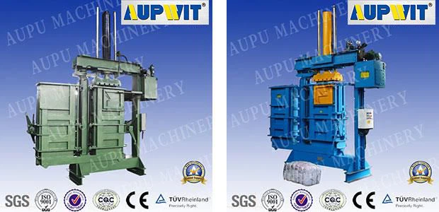 Clothes Cotton Carbord Hydraulic Baler Machine